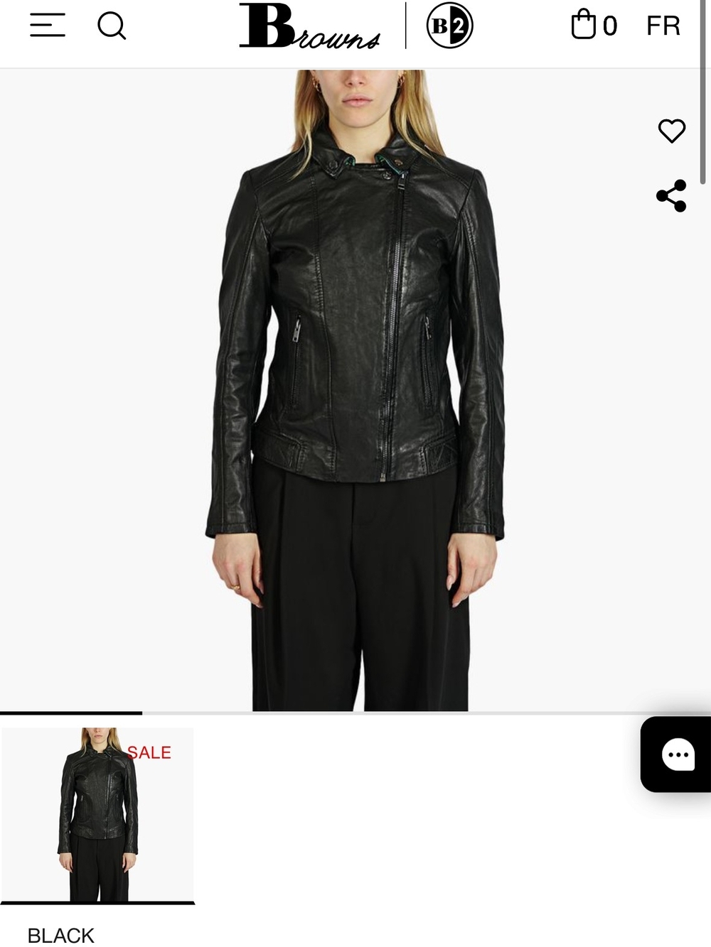 Classic Black Leather Moto Jacket - Womens